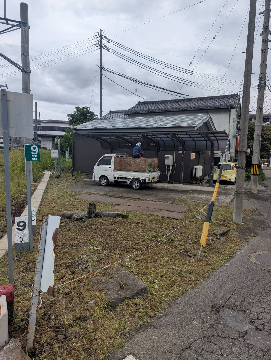 草刈り作業後
