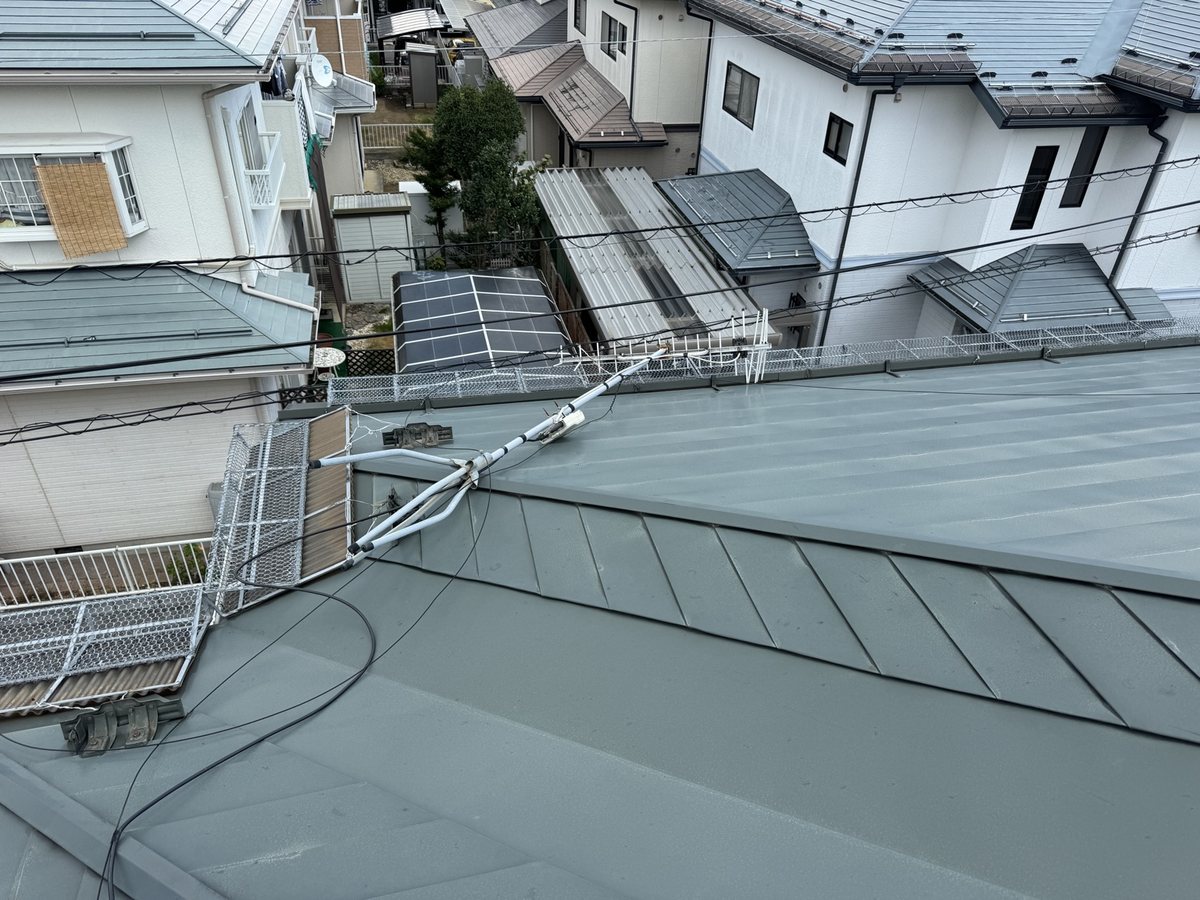 長野市のアンテナ被害現場写真1